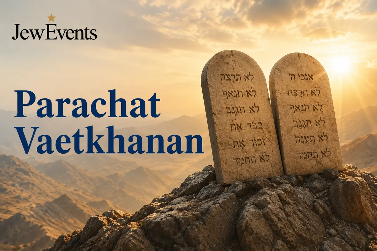 Paracha Vaethanan — les Dix Commandements et le Chéma Israël