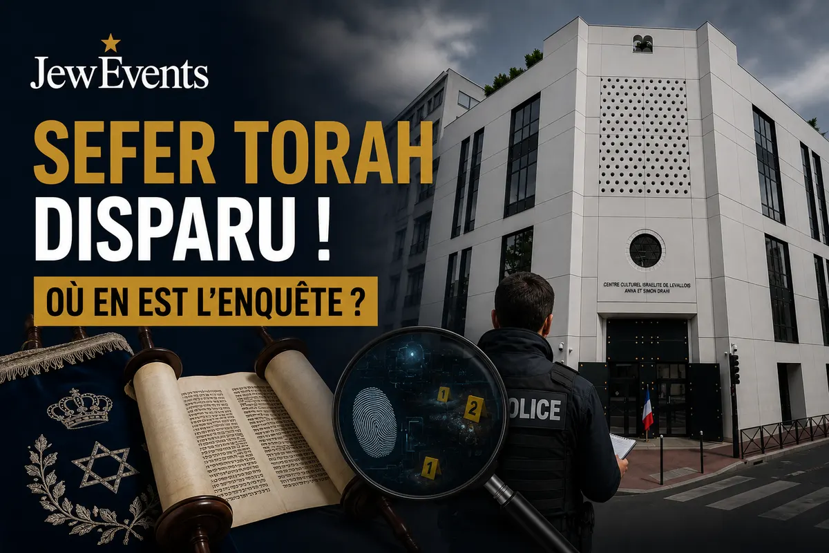 Enquête après le vol de sifré Torah à la synagogue de Levallois (ACCIL)