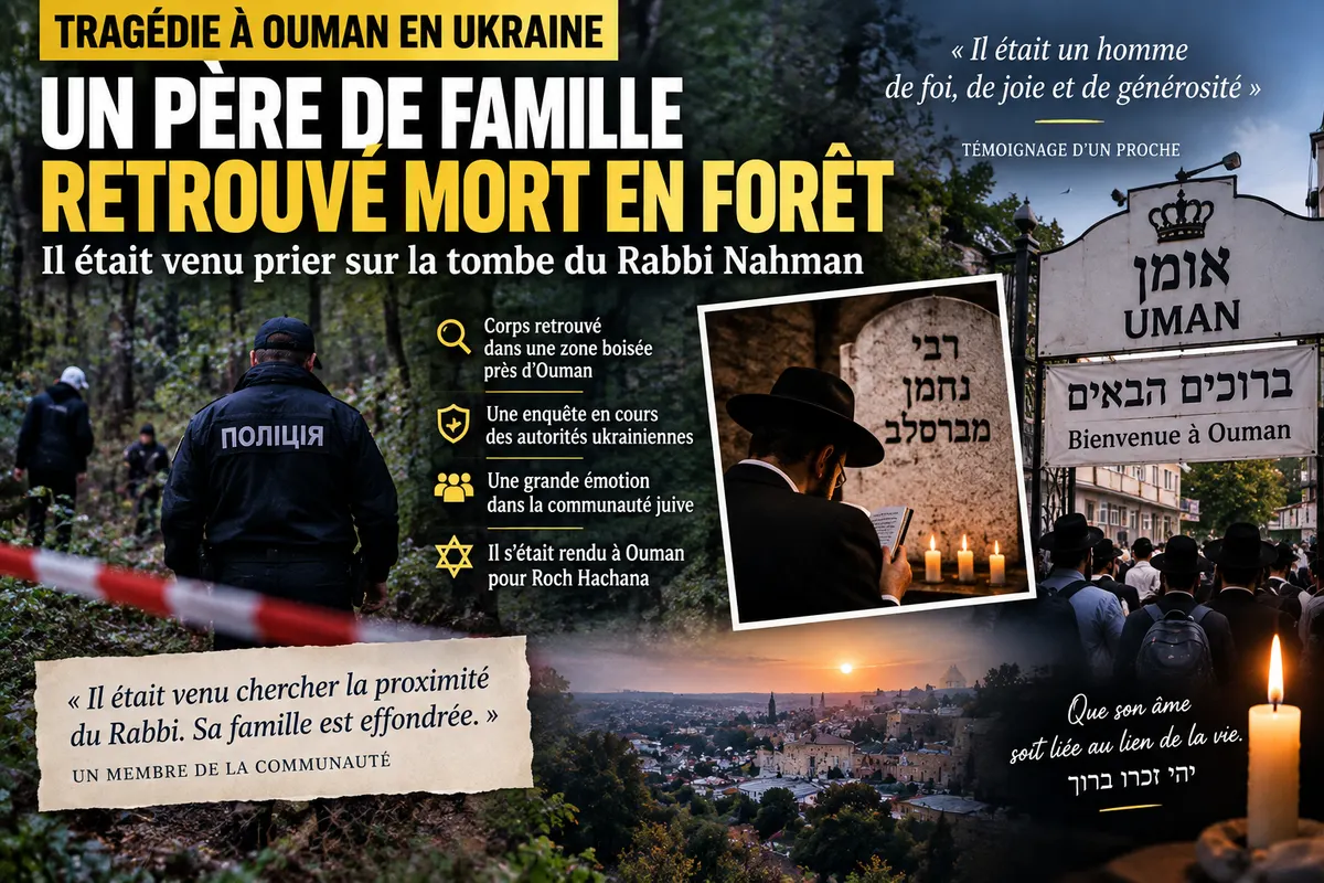 Forêt près du tombeau du Rabbi Na'hman de Breslev à Ouman